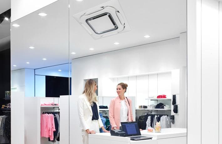 Commercial office building with HVAC air conditioning system installed by Xact Air in Gauteng